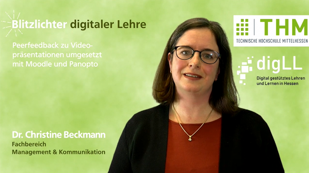 Coverbild Dr. Christine Beckmann - THM - Blitzlichter digitaler Lehre