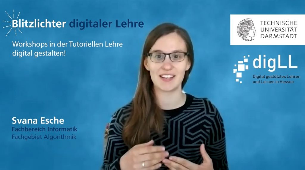 Blitzlichter digitaler Lehre / Savana Esche / TUDa / Coverbild