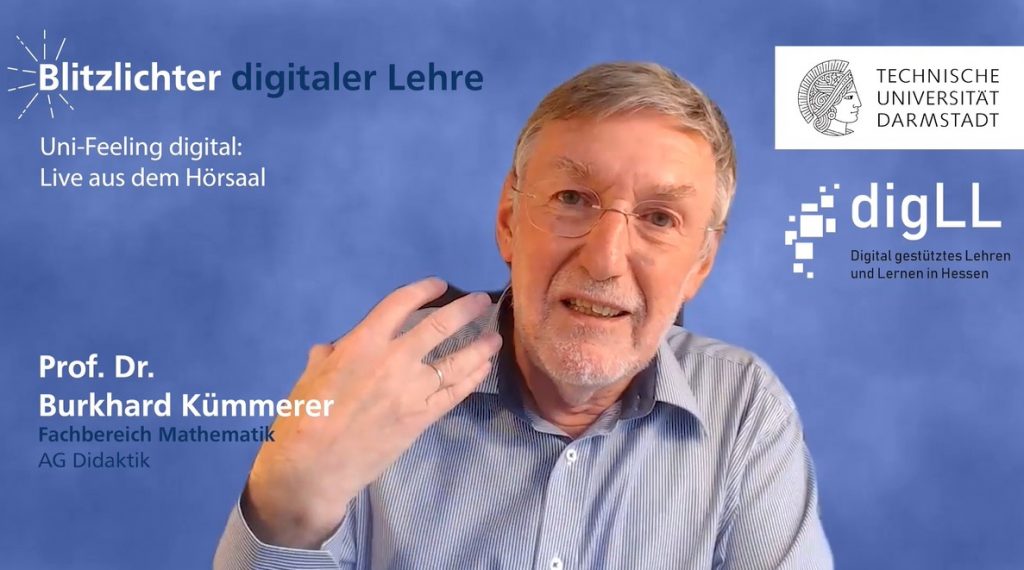 Blitzlichter digitaler Lehre / Prof. Dr. Kümmerer / TUDa / Coverbild