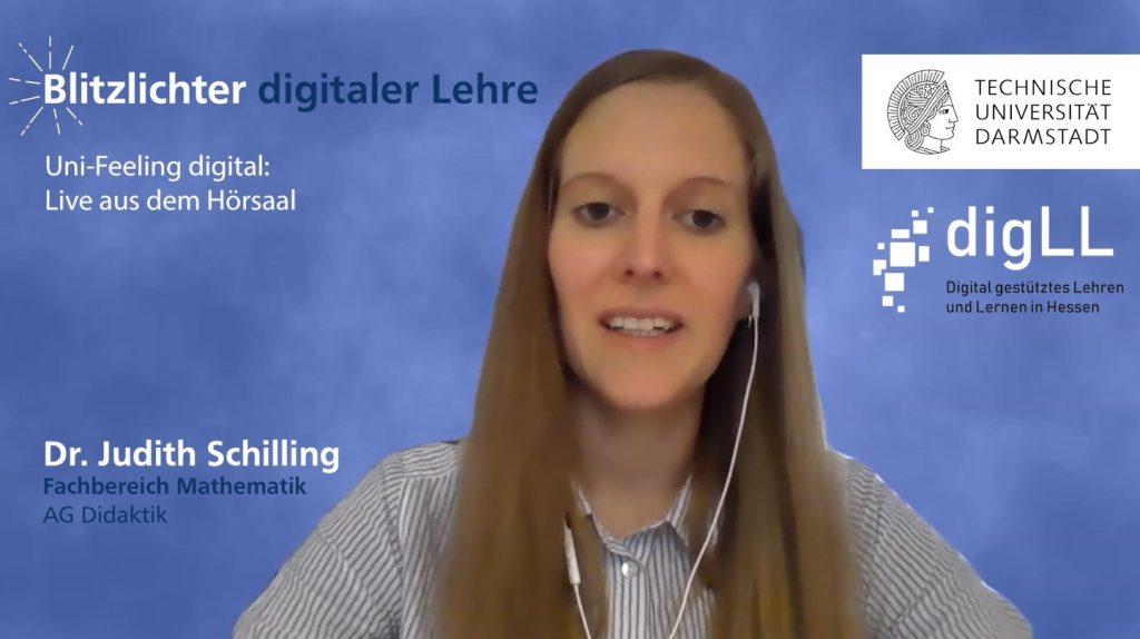 Blitzlichter digitaler Lehre /Dr. Judith Schilling / TUDa / Coverbild