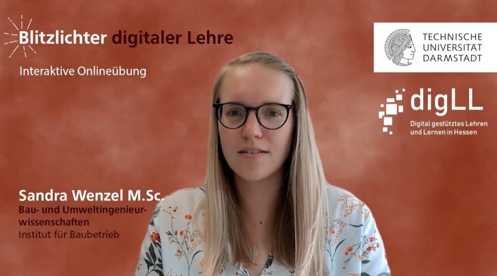 Blitzlichter digitaler Lehre /Dr. Judith Schilling / TUDa / Coverbild