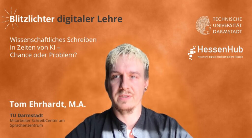 Coverbild Blitzlicht digitale Lehre / Wissenschaftliches Schreiben in Zeiten von KI