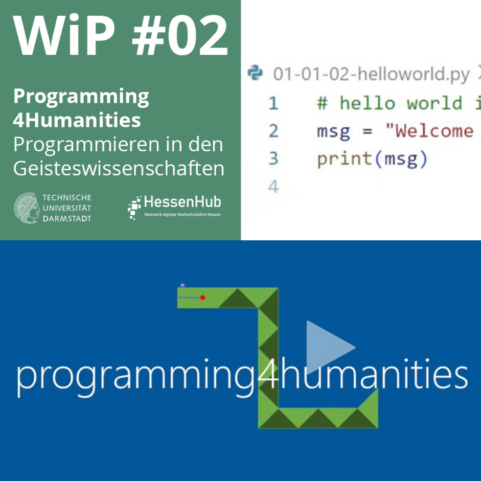 Shortpost 25 / WiP Nr.2  Programming4Humanities