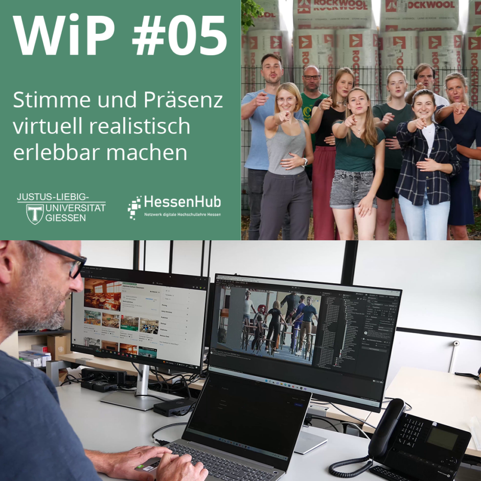 Shortpost 34 – WiP Nr. 5 / Stimme und Präsenz virtuell realistisch erlebbar machen