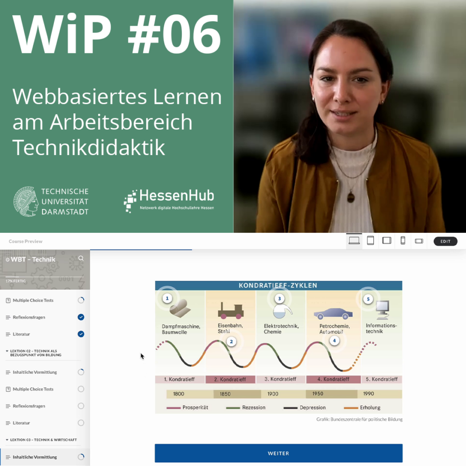 WiP Nr. 6 – Webbasiertes Lernen am Arbeitsbereich Technikdidaktik der TU Darmstadt