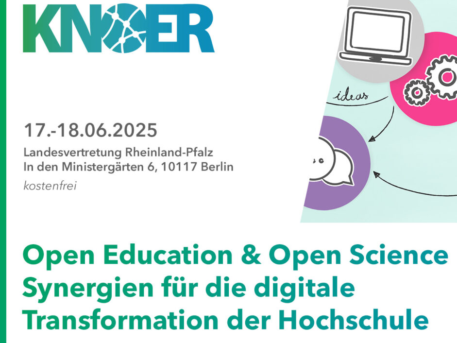 KNOER-Jahrestagung 2025: Open Education und Open Science im Dialog am 17. und 18.06.2025
