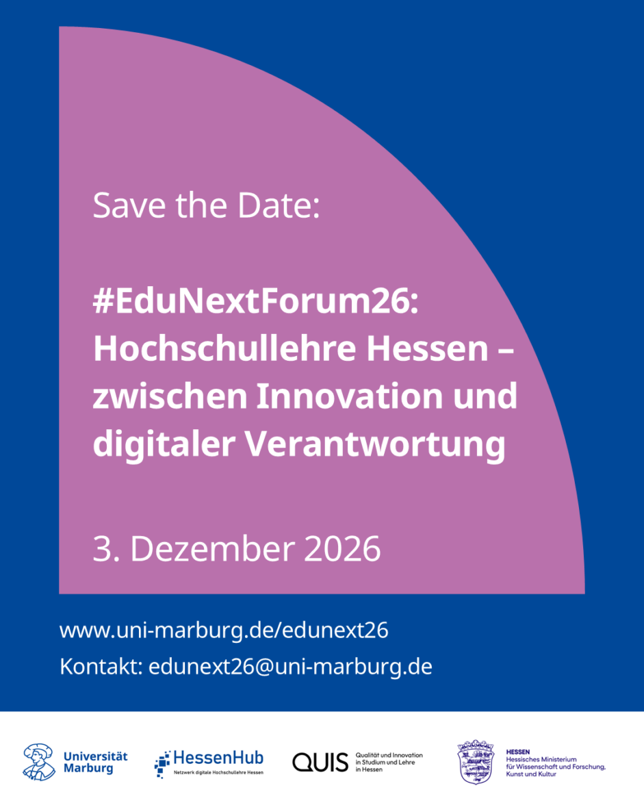 Save the Date: #EduNextForum26 am 03.12.2026 in Marburg